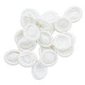 Schofic AntiStatic Esd Safe Chlorinated Disposable Latex Finger Cots [Reusable Rubber Fingertips] 4 Mil Thick  White (1000)
