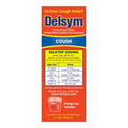 Delsym Cough Relief Medicine, Powerful Cough Relief for 12 Good Hours, Cough Suppressing Liquid, 1 Pharmacist Recommended, Orang