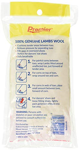 Premier Lambs Wool 3/8 oz