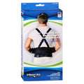 Sportaid Back Belt with Suspenders, Black X-Large 1 Each by Scott Specialties (Pack of 2)