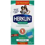 Herklin Lice Treatment Shampoo, Maximum Strength, Easy to Apply, 2 Fl Oz, Bottle