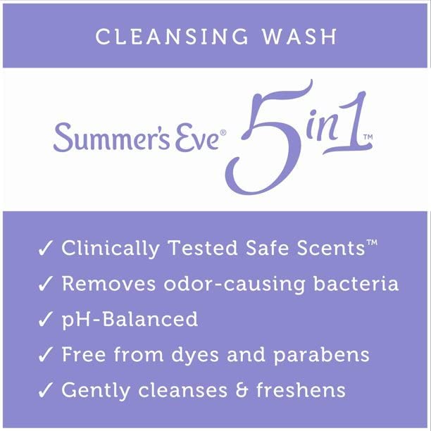 SUMMER'S EVE Feminine Wash for Sensitive Skin-Delicate Blossom-9 oz, 2 pk