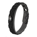 Faruxue Anti-Static Wristband Rhombus Cordless Silicone Bracelet Anti Static Balance Anion Not Easy Fall Off Adjustable Antistat