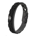 Faruxue Anti-Static Wristband Rhombus Cordless Silicone Bracelet Anti Static Balance Anion Not Easy Fall Off Adjustable Antistat