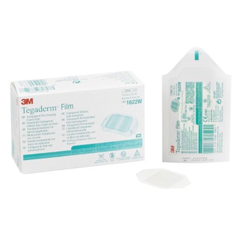 3M Tegaderm Transparent Dressing 1.75 X 1.75 Sterile Waterproof - Model 1622w