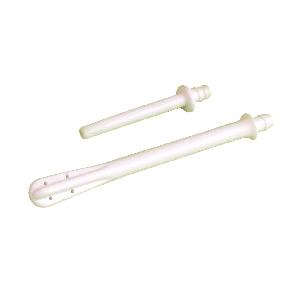 HealthAndYoga Enema Nozzles - Flared (6 inches) & Straight-in (3.2 inches) - Replaceable Enema Supplies for Vaginal & Anal Douch