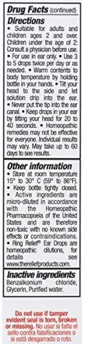 Ring Relief Homeopathic Ear Drops - 0.33 OZ, Pack of 3