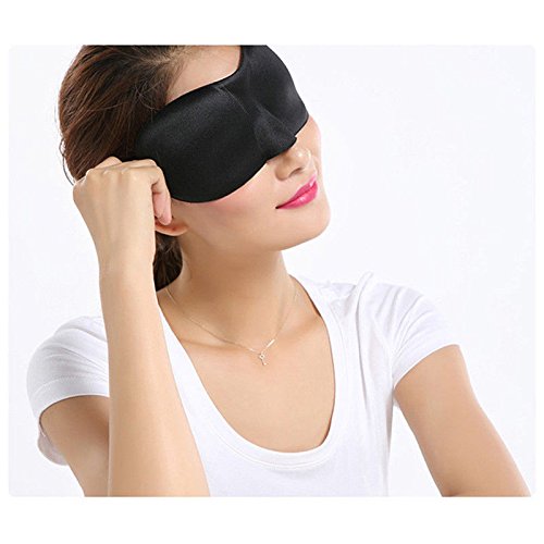 Decorcrafts 3D Sleep Mask Eye Mask Portable Soft Travel Sleeping Rest Aid Eye Relaxation Masks Contoured Shape Ultra Lightweight