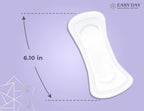 EASYDAY Regular Style Panty Liners for Women, Unscented, Odor Free, Specially Designed for Sensitive Skin, Breathable,100 Count
