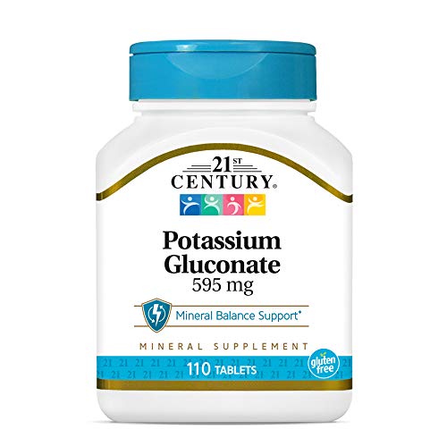 21st Century Potassium 595 mg Tablets, 110-Count