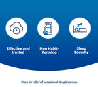 RXZELL Sleep Aid, Diphenhydramine 50mg, Easy-to-Swallow Softgels, Supports Deeper Restful Sleeping, Non Habit-Forming (220 Count