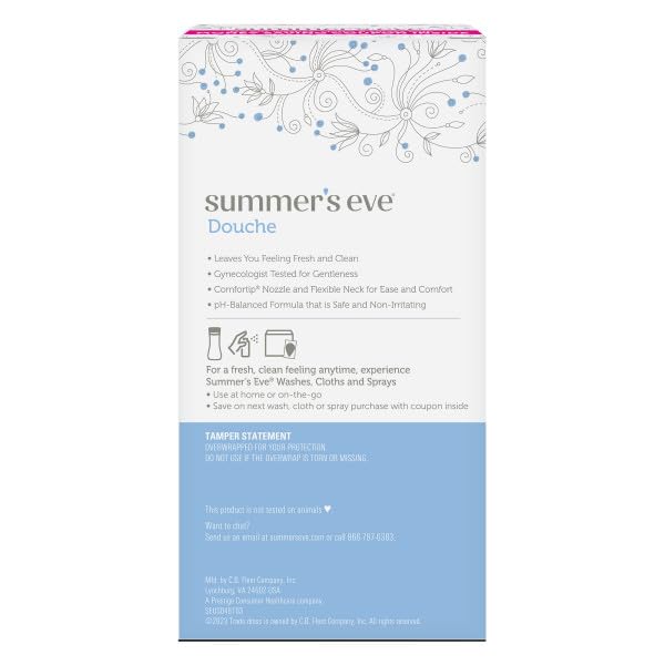 Summer's Eve Extra Cleansing Vinegar & Water Douche 2 Ct (Pack of 10)