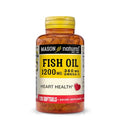 MASON NATURAL Fish Oil 1,200 mg Omega-3 360 mg - Healthy Heart, Supports Circulatory Function, Improved Cardiovascular Health, 1
