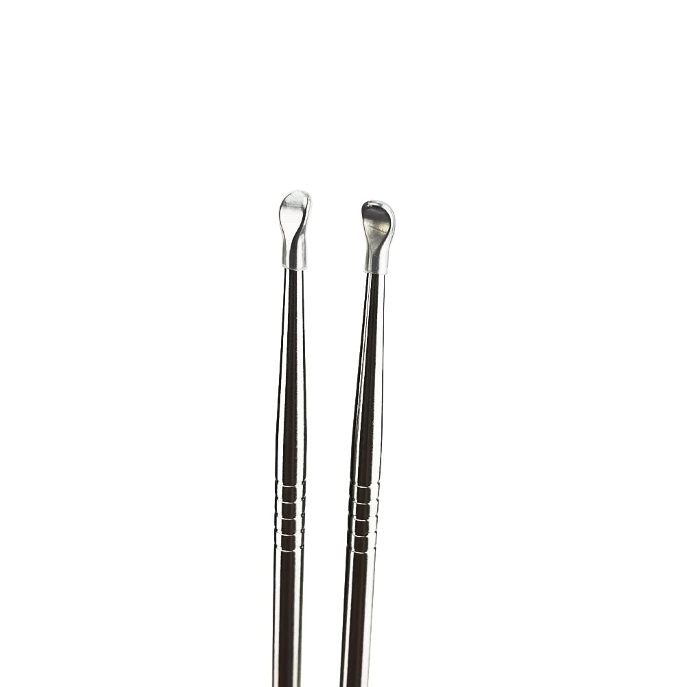 Airgoesin 2pcs Longer 7'' Tonsil Stone Remover Pick Tonsillolith Premium Tool Stainless Steel Oral Cleaner to Get Rid of Bad Bre
