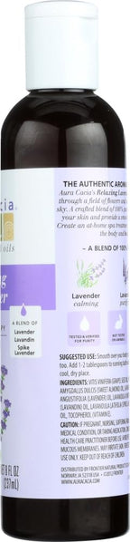 Aura Cacia Lavender Harvest Aromatherapy Body and Massage Oil, 8 Ounce - 3 per case.3