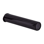 W Gallery 10 Black 98mm Open Cap Pop Top Tubes - Airtight Smell Proof Containers - Plastic Medical Grade Prescription Bottles fo