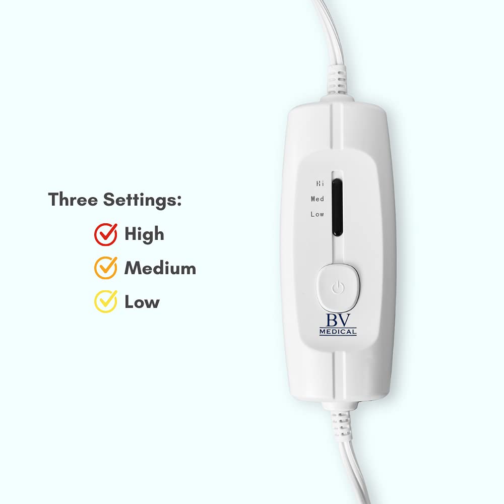 Heating Pad with Three Heat Settings W/No Auto Shut Off/12 X 24