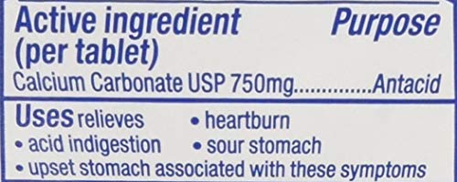 TUMS Extra Strength 750, Berries, 96 Tablets