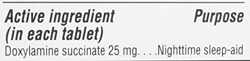 Kirkland Signature Sleep Aid Doxylamine Succinate 25 Mg, 2 pack (192 Tablets)