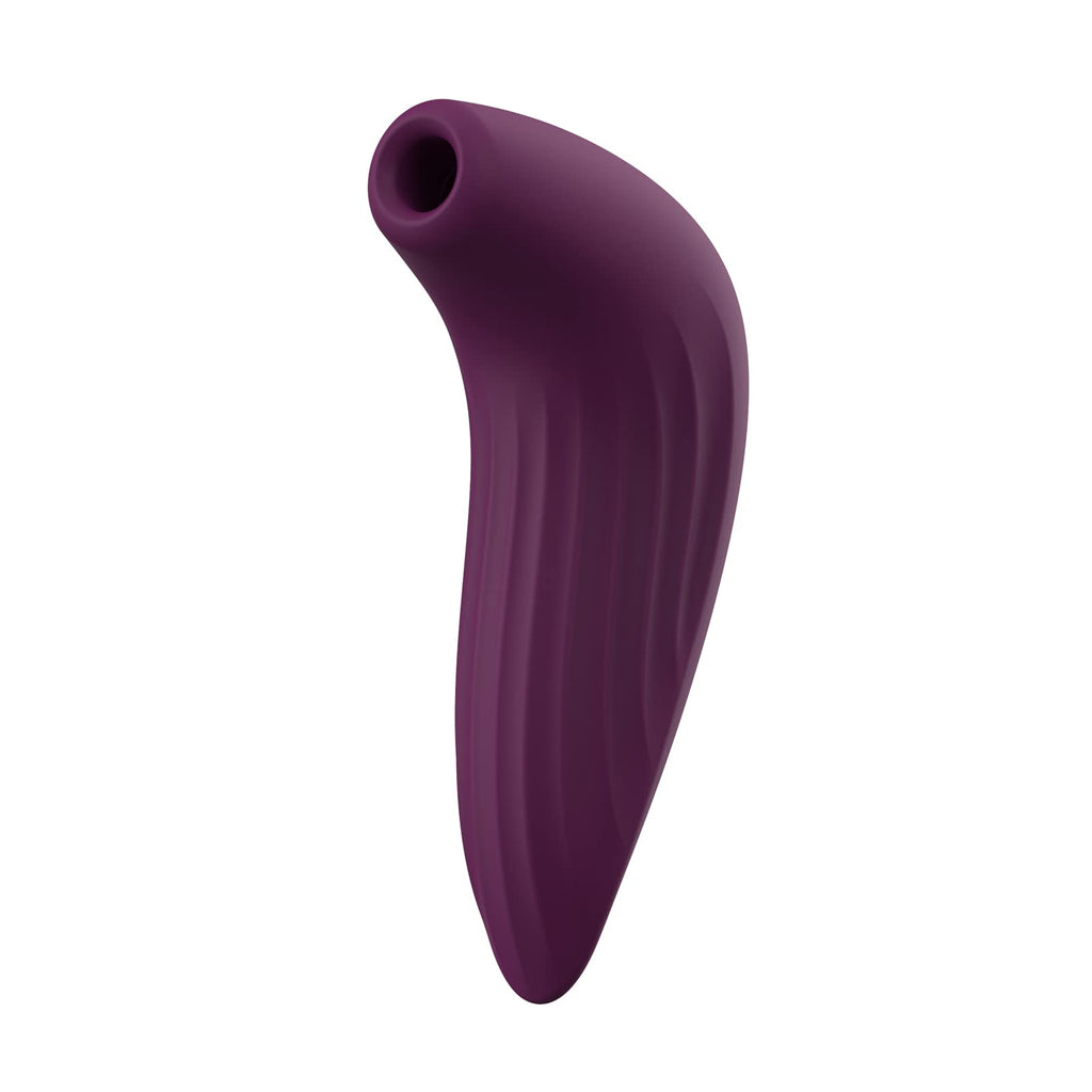 SVAKOM Pulse Union App Compatible Silicone Sucction Stimulation Vibrator - Violet/Silver
