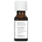 Aura Cacia Fresh Ginger Essential Oil, GC/MS Tested For Purity, 15ml (0.5 fl. oz.)
