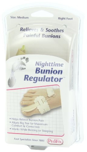 PediFix Nighttime Bunion Regulator, Right Foot, Medium