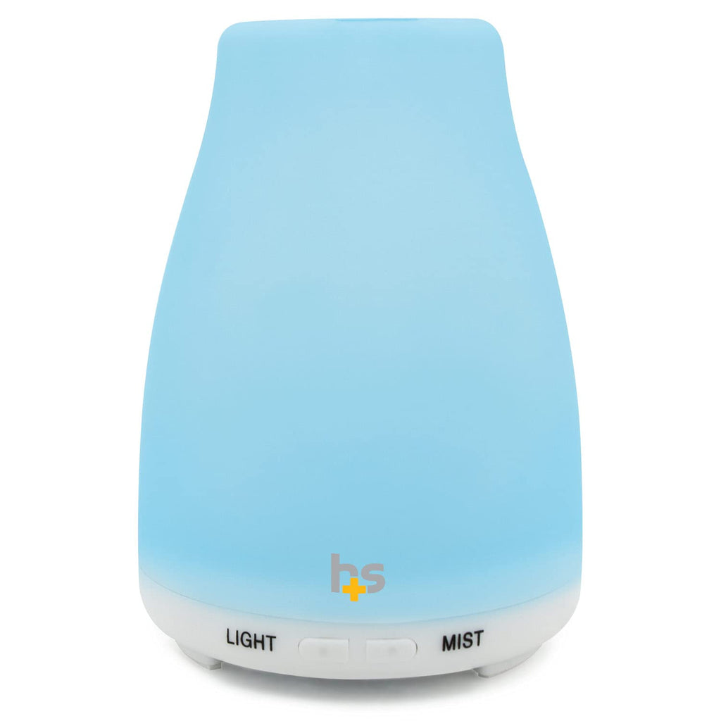 HealthSmart Essential Oil Diffuser, Cool Mist Humidifier and Aromatherapy Diffuser with 150ML Tank Ideal for Small Rooms, Adjust