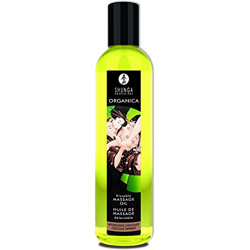 Shunga Massage Oil, Intoxicating Chocolate, 8 Ounce