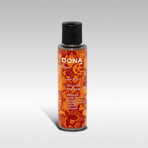 System Jo Dona Engage Massage Oil, Goji Berry, 4.7 Ounce