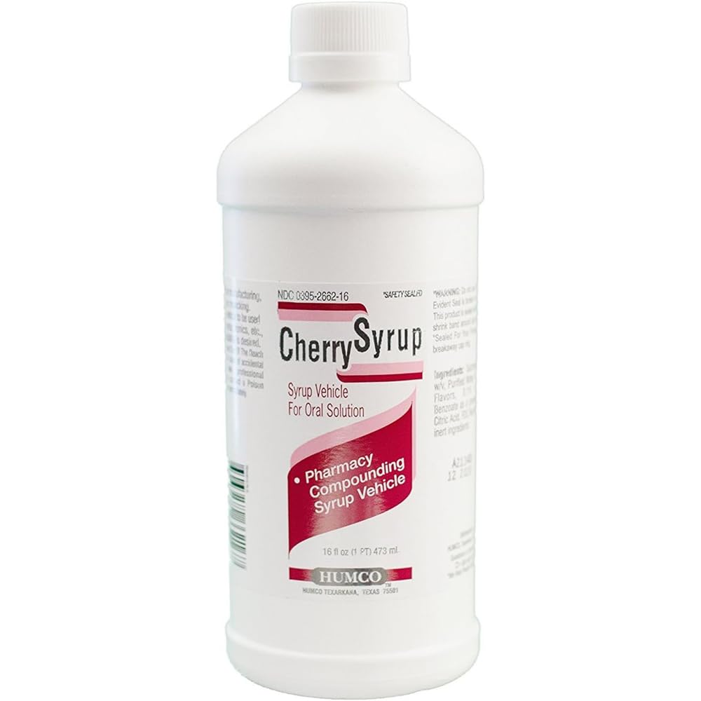 Humco Cherry Compounding Syrup - 16oz, Pack of 3