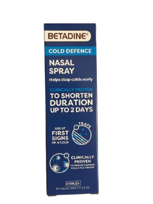 for Betadine Defence Nasal Spray, 20ml (Packaging May Vary)