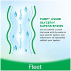 Fleet Liquid Glycerin Suppositories, 4 Count (Pack of 2)