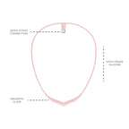 Upright Magnetic Necklace (Necklace Only) for GO S and GO 2 Posture Corrector Trainer (Pink)