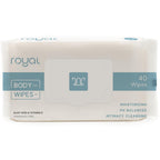 Royal Intimate Cleansing Feminine Wipes for Vaginal Hygiene, Personal Cleansing, Period Care, Sensitive Skin & Odor Removal - Un