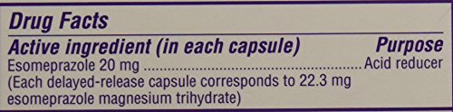 Nexium 24 Hr Acid Reducer 20 Mg 42 Capsules (Pack of 3)