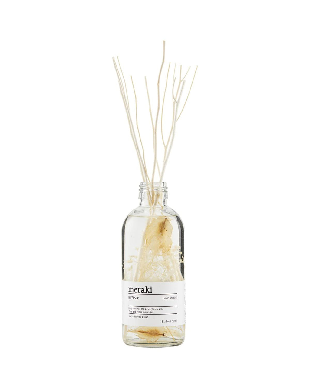 Meraki Diffuser, Vivid Shades, h: 26 cm, Dia: 5.6 cm, 8.12 fl.oz/ 240 ml., 309860031