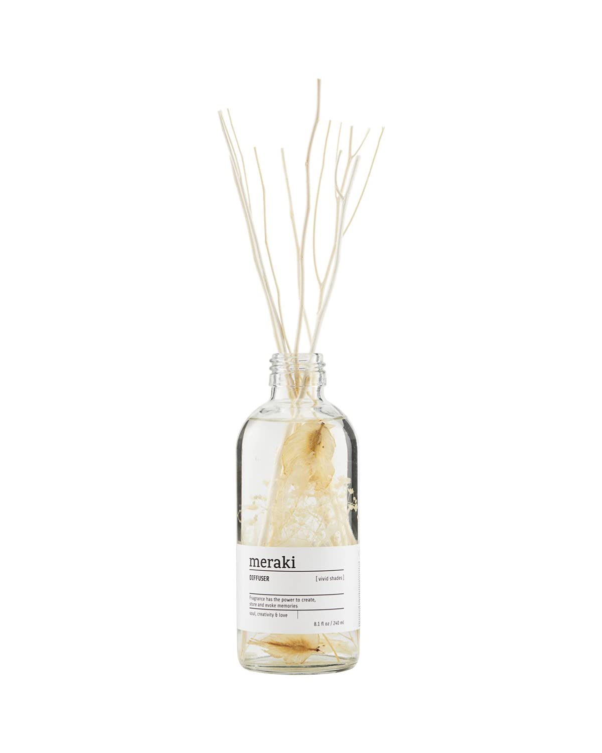 Meraki Diffuser, Vivid Shades, h: 26 cm, Dia: 5.6 cm, 8.12 fl.oz/ 240 ml., 309860031
