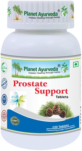 Planet Ayurveda Prostate Support Tablets, Ayurvedic Medicine Beneficial In Prostate  120 Tablets