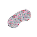 Cotton Sleeping Eye Mask  Light Blue Floral