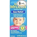 Mylicon Infants Anti-Gas Drops Original 0.5 oz. Per Bottle (6 Pack)
