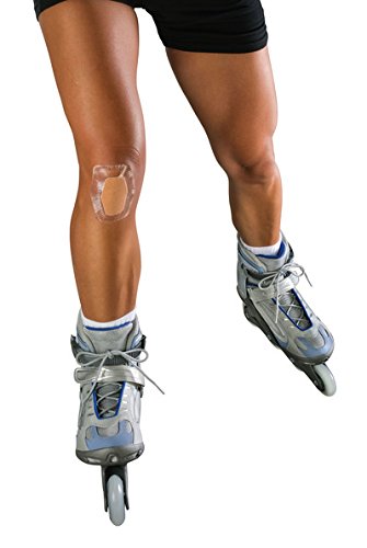Nexcare Waterproof Clear Bandages for Knee and Elbow, Dirtproof, Germproof, 8-Count Packages (Pack of 6)
