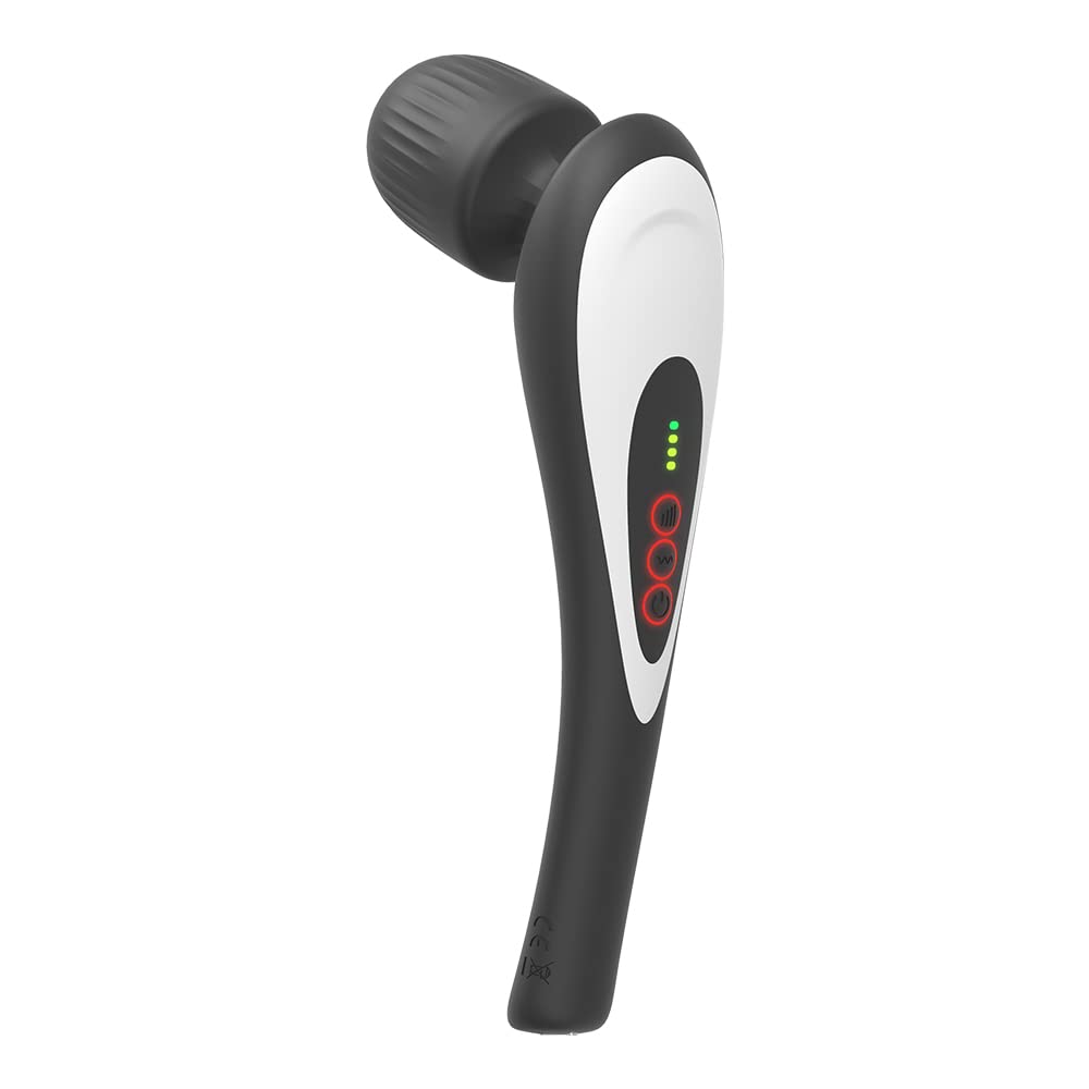 Handheld Personal Vibrating Massager - Cordless Electric Muscle Massager, Deep Tissue Massager for Neck Back Shoulder Foot, Port