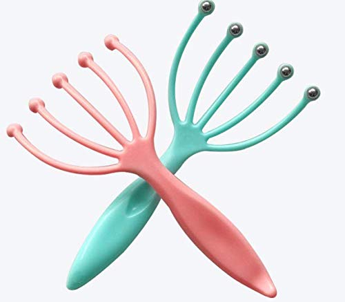 WOIWO 2 PCS Head Massager Head Massage Claw Ball Massage Manual Head Massager Scalp Massager