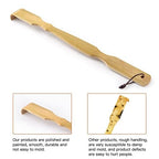 Omszte 2 Pack Bamboo Back Scratcher,100% Natural Bamboo Back Scratchers for Itching Relief,Strong & Sturdy 17 inches