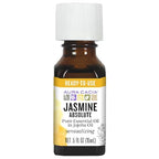 Aura Cacia Jasmine Absolute in Jojoba Oil | GC/MS Tested for Purity | 15ml (0.5 fl. oz.)