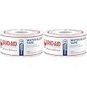 Band-Aid Heavy Duty Waterproof Tape 1 Inch x 10 Yards, Pack of 2