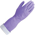 Mr Clean, Heat Resisting, Soft Cotton Flock Lining Loving Hands (M), Medium (Pack of 1), Purple