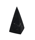 Shungite Club Shungite Stone High Pyramid Unpolished, Healing Crystal, Gemstone for Meditation, Pyramid Goloda Decor (40 mm)