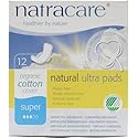 Natracare Pads Ultra With Wing Super 12 Count (3 Pack)