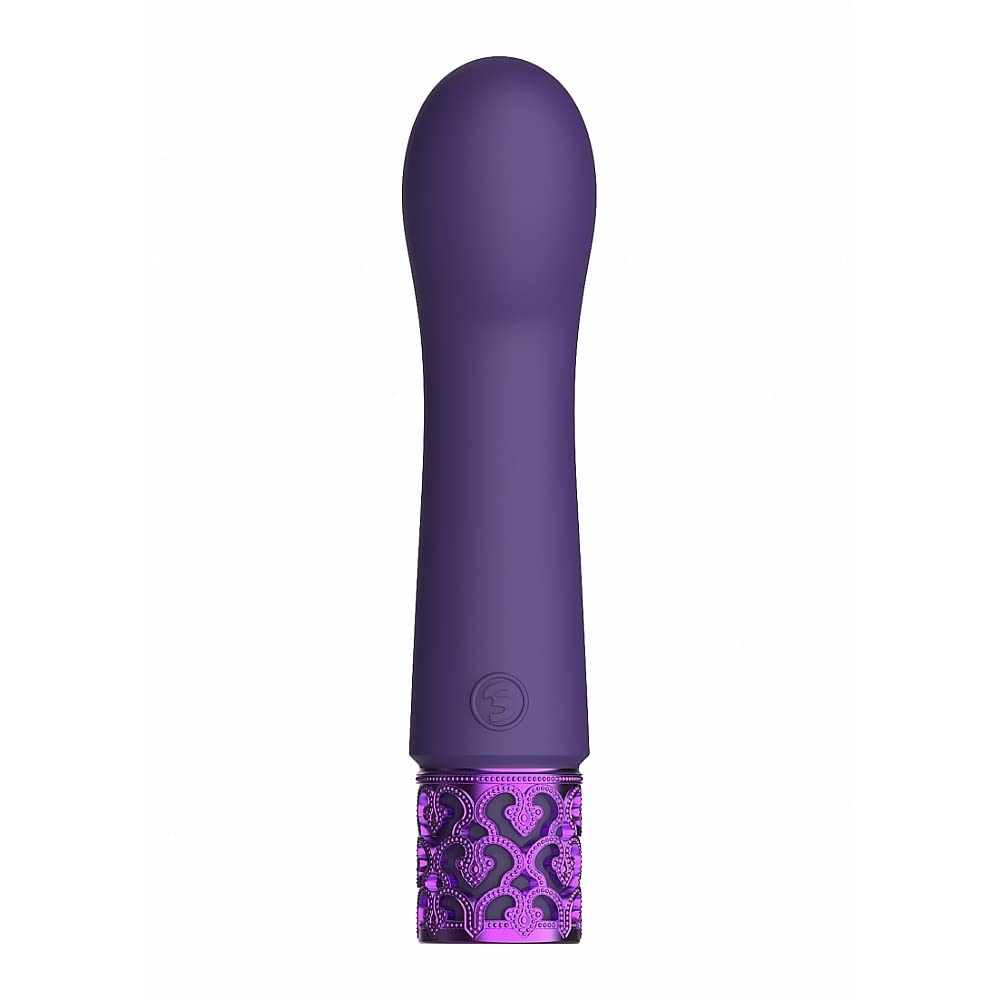 Royal Gems Bijou Curved Bullet Vibr Pur ROY007PUR